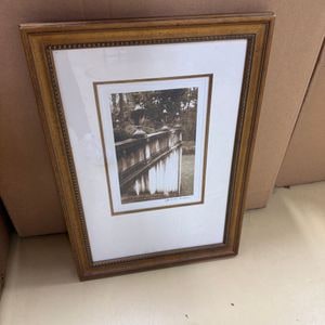 Framed Photograph of a Boardwalk