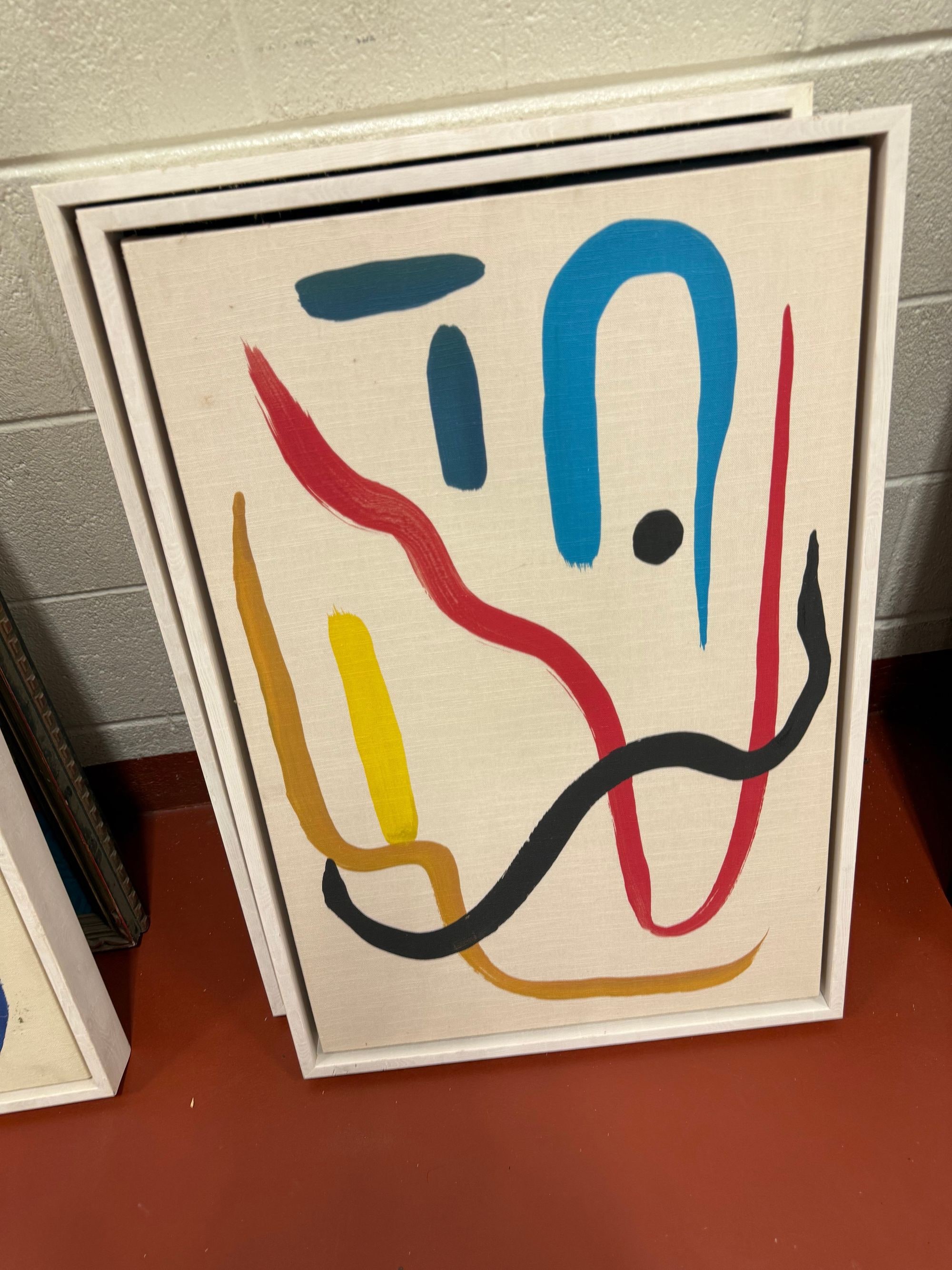 Abstract Art Print in the Style of Joan Miró