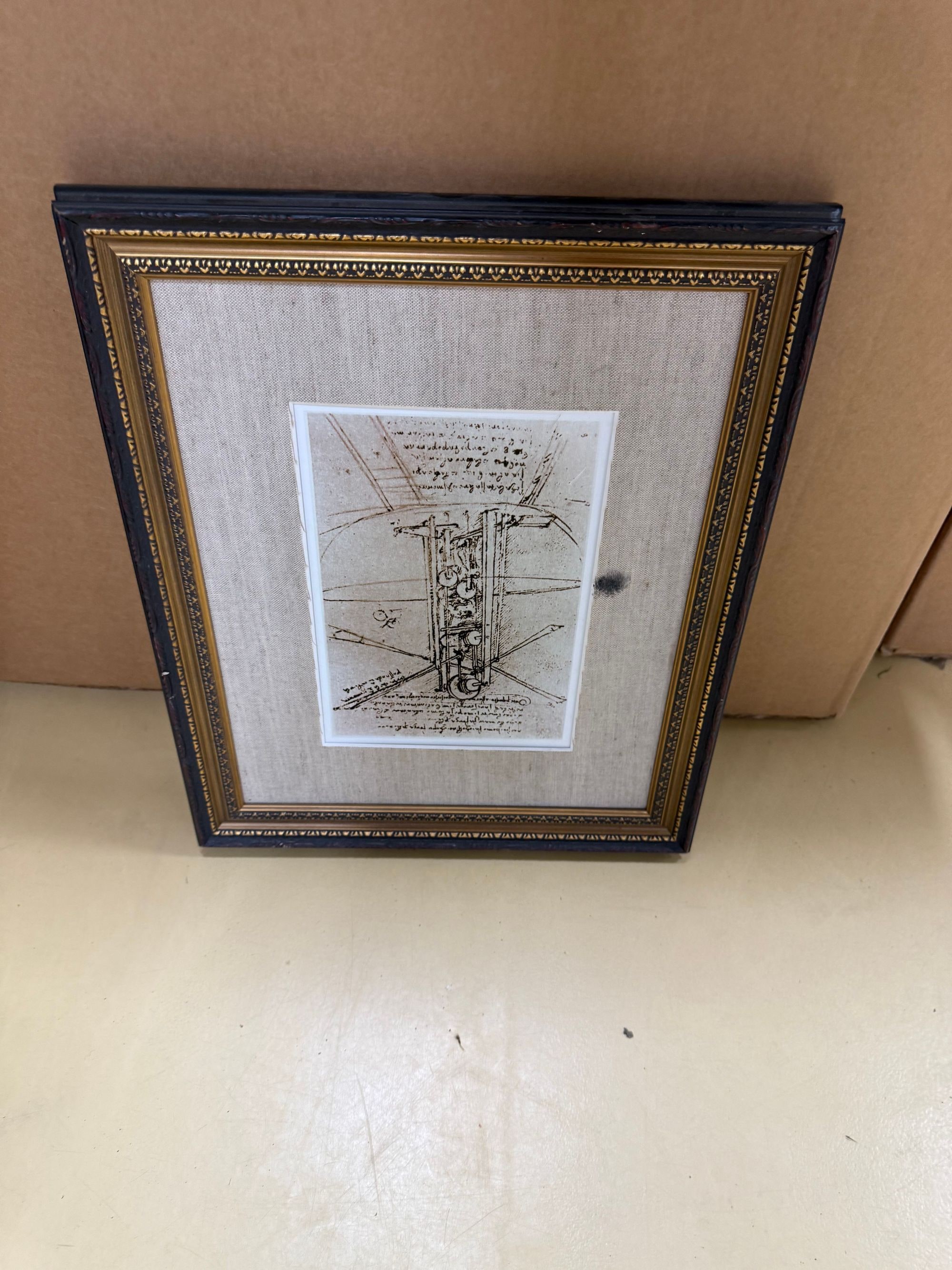 Leonardo da Vinci's Flying Machine Sketch