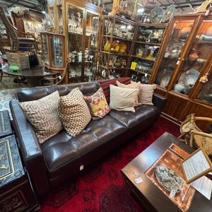 Restoration Hardware Lancaster Leather Sofa