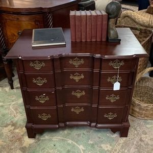 Ethan Allen Georgian Court Block Front Chest of Drawers