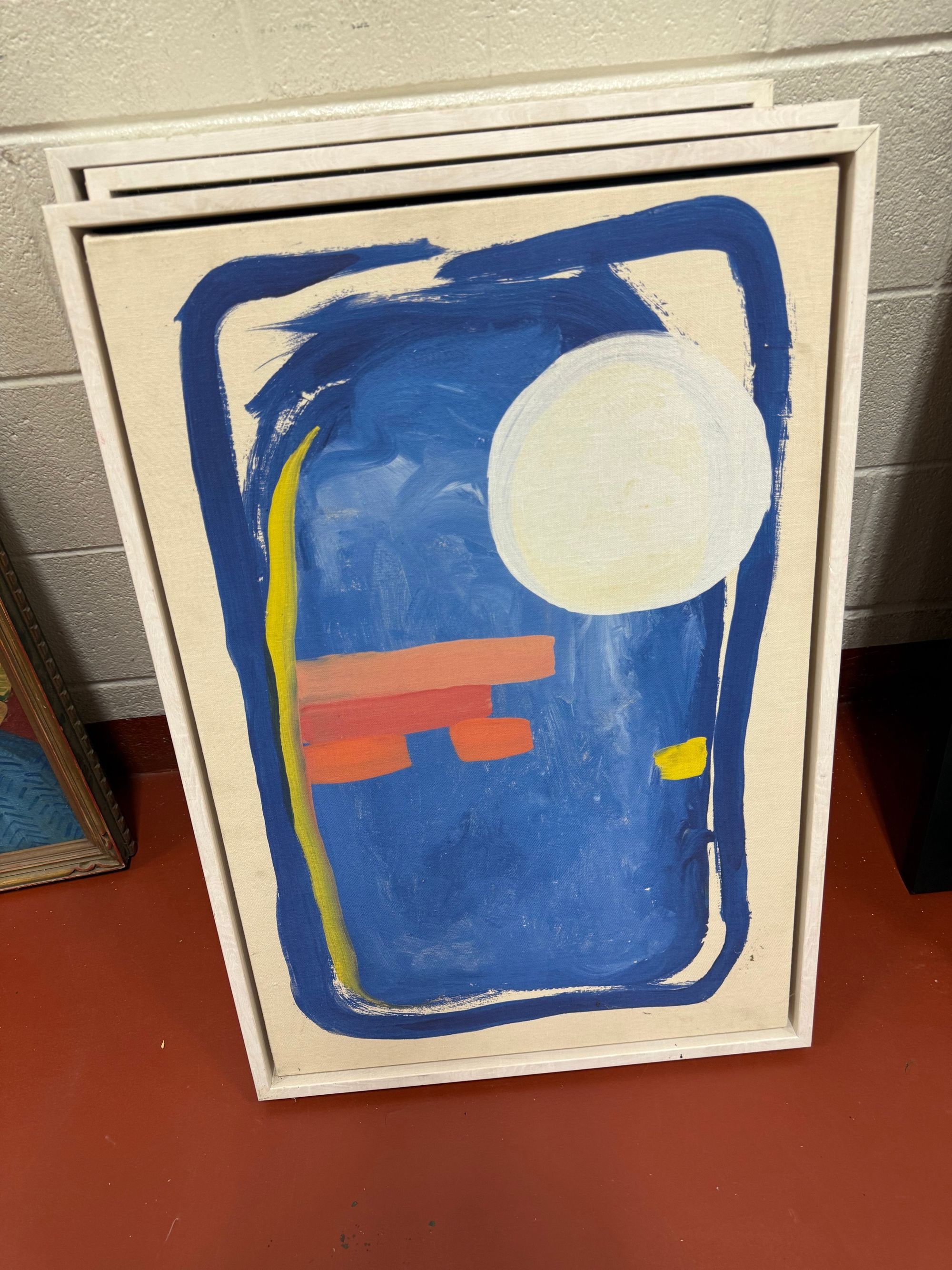 Abstract Painting with Geometric Shapes